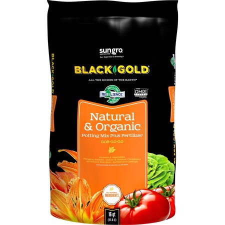 Black Gold Organic All Purpose Potting Mix 16 qt 1402040 16QT U
